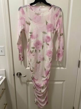 Floral maternity dress - M